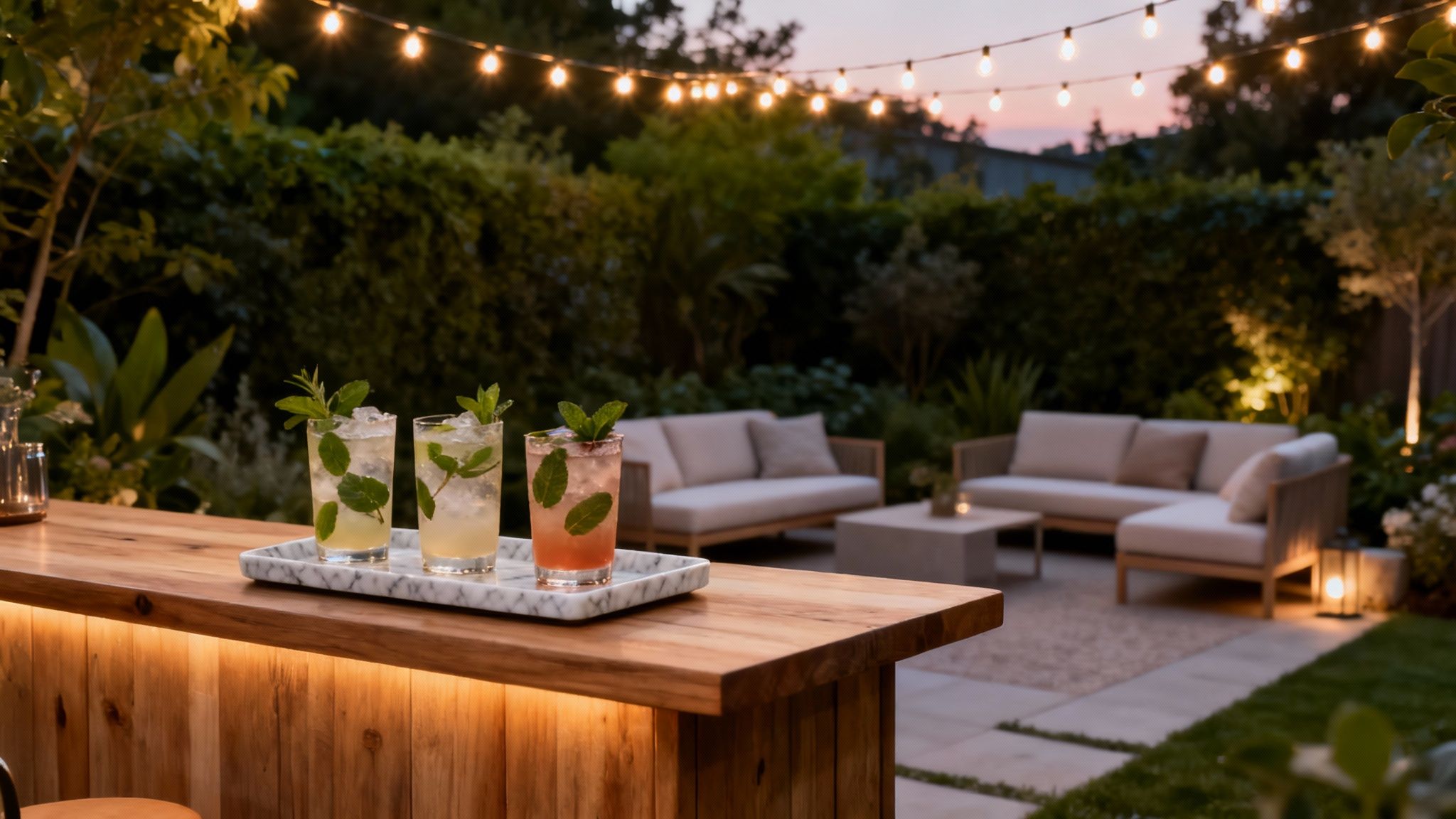 Outdoor Cocktail Garden Party