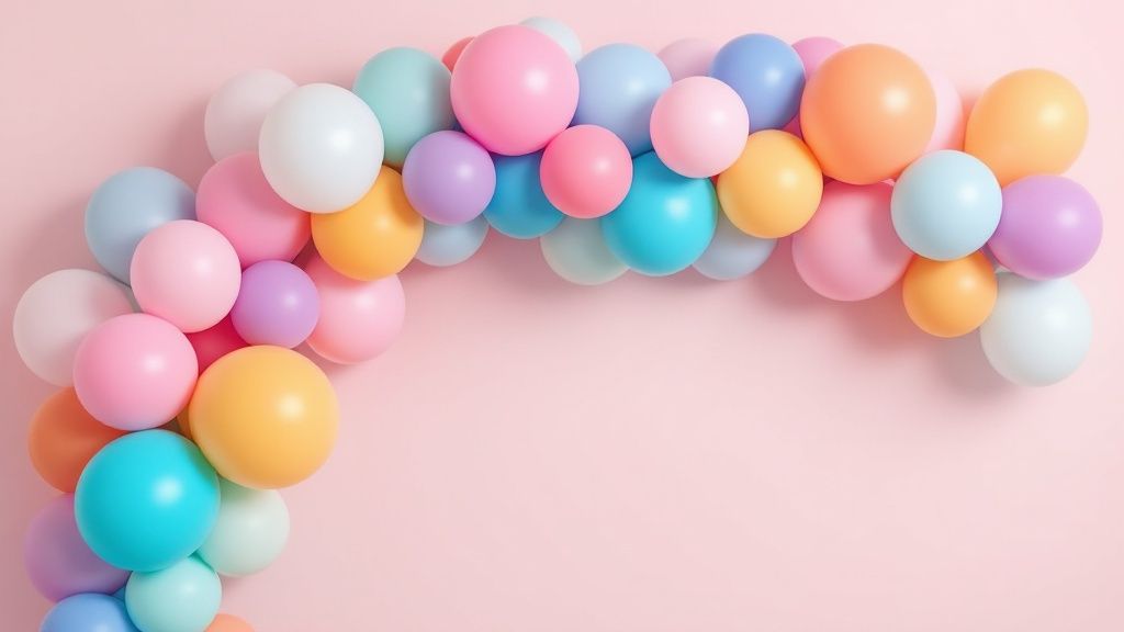 DIY Balloon Garland and Arches