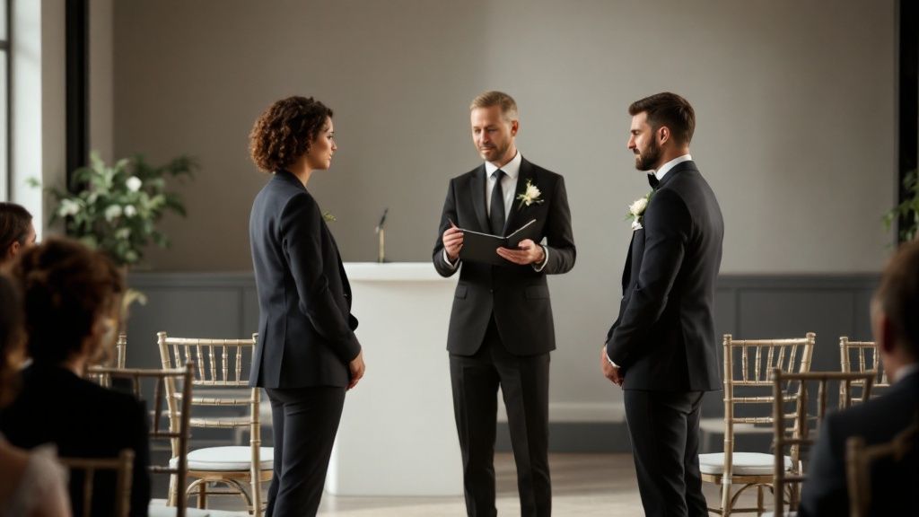 Image of signing marriage license
