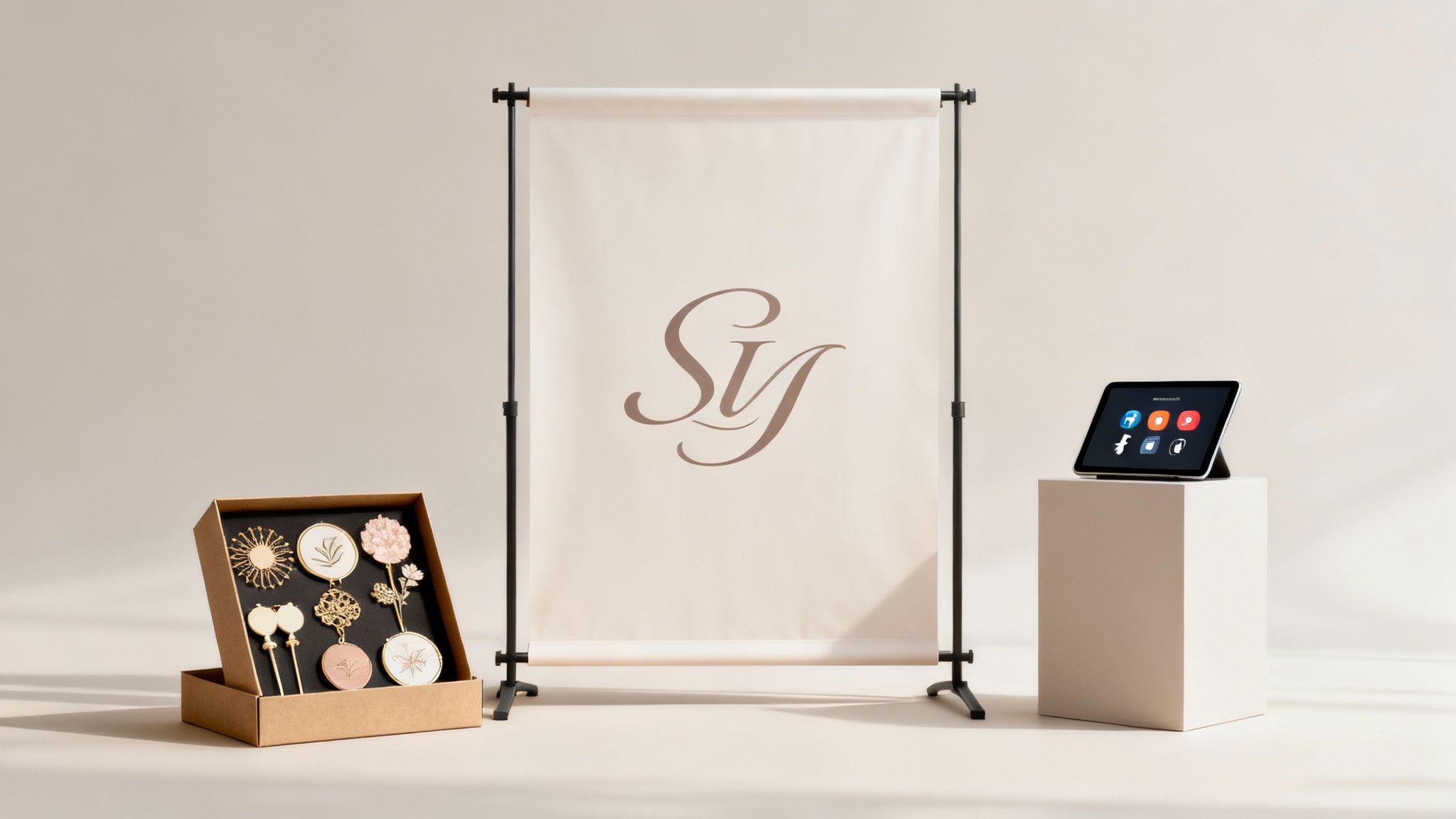 Custom backdrop example