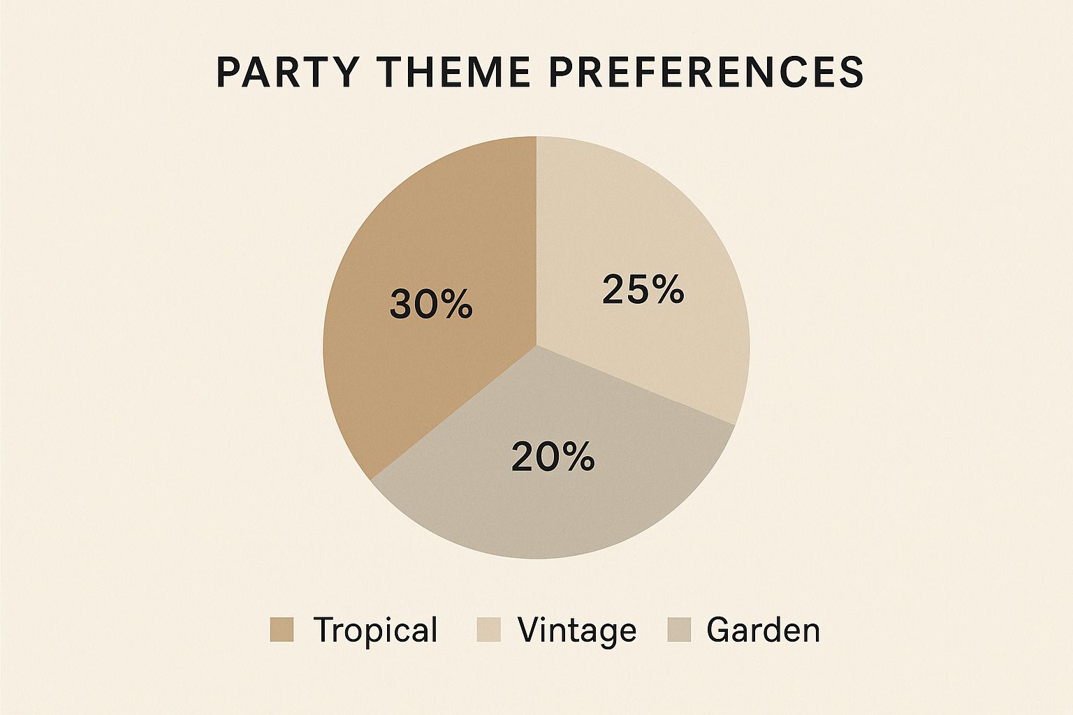 Infographic about how to plan a party