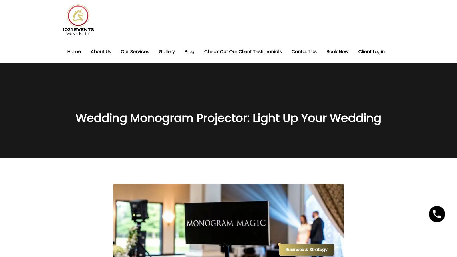 Wedding Monogram Projector: Light Up Your Wedding