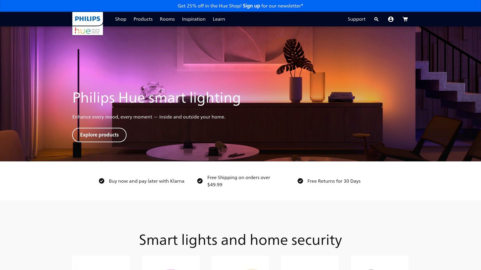 Philips Hue Play Light Bar Starter Kit