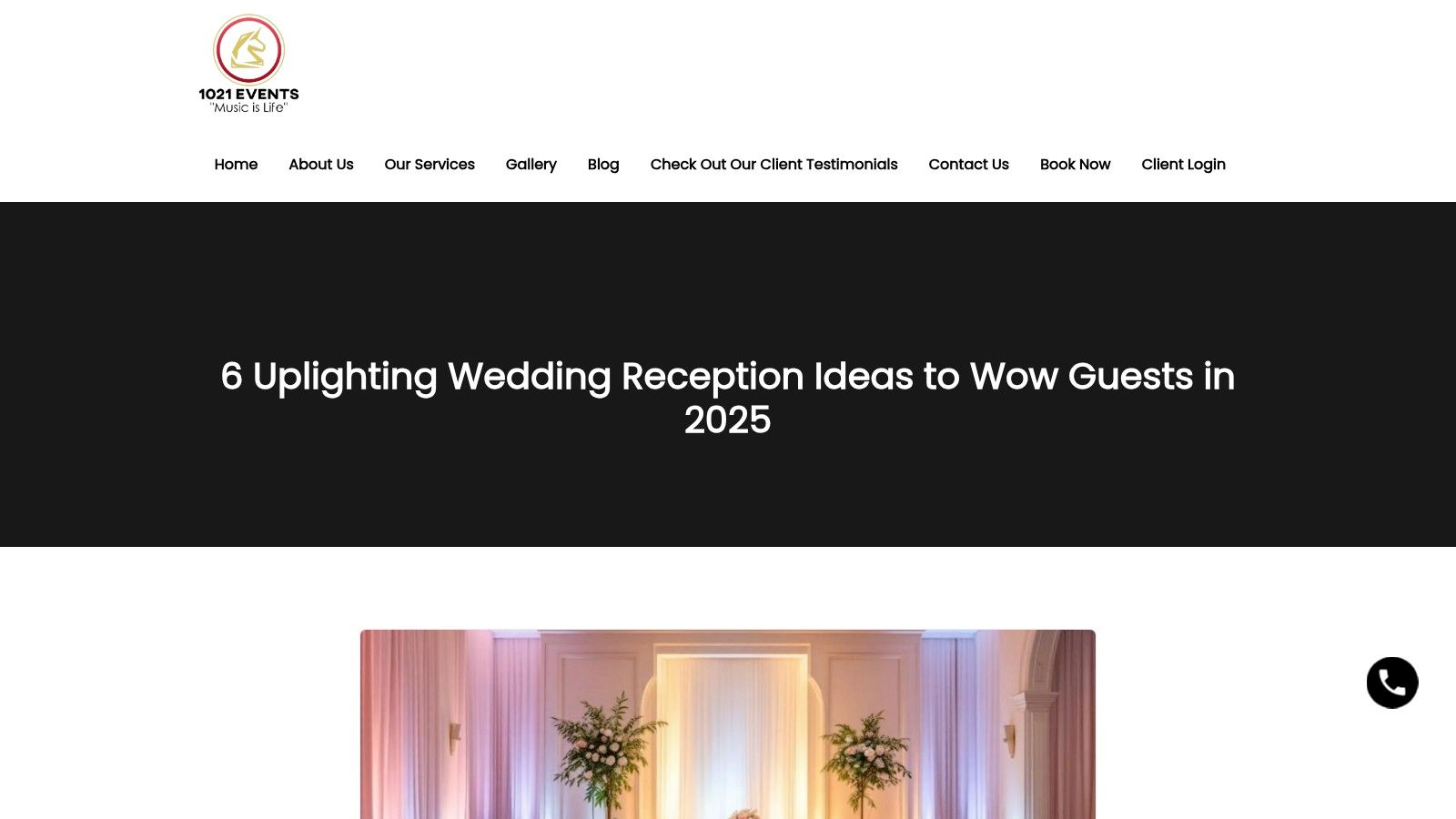 Uplighting Wedding Reception Ideas