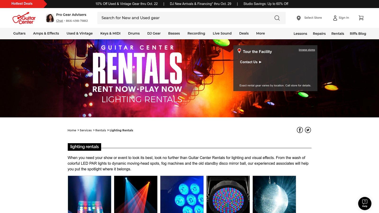 Guitar Center Rentals