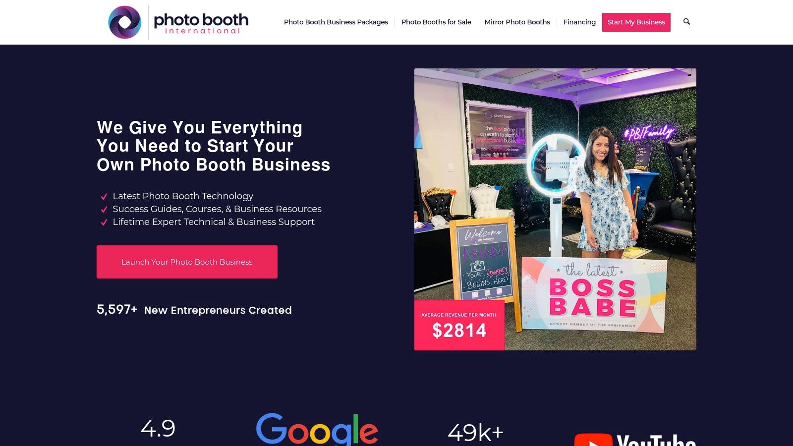 T12 Portable Photo Booth by Photo Booth International