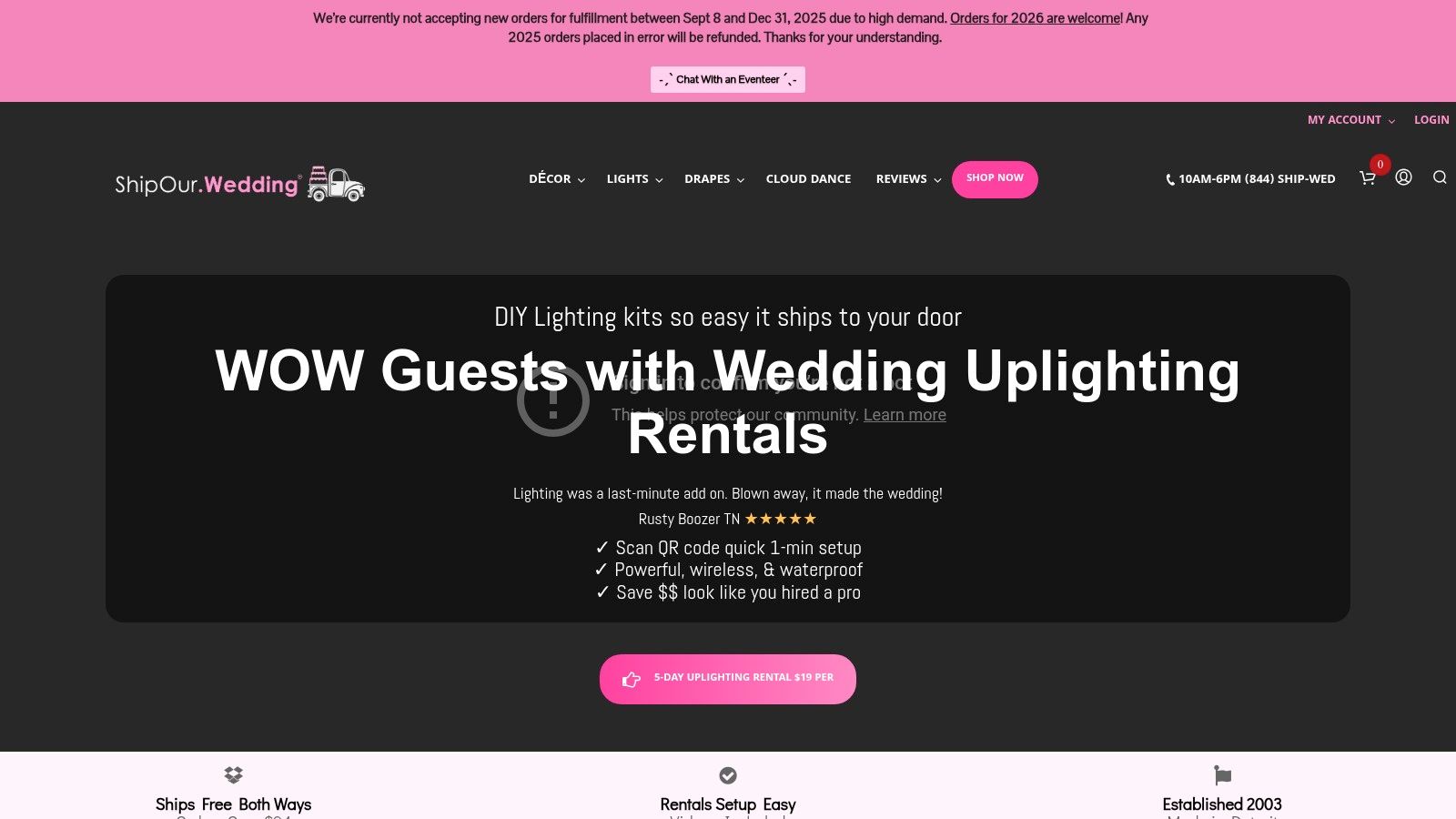 Ship Our Wedding