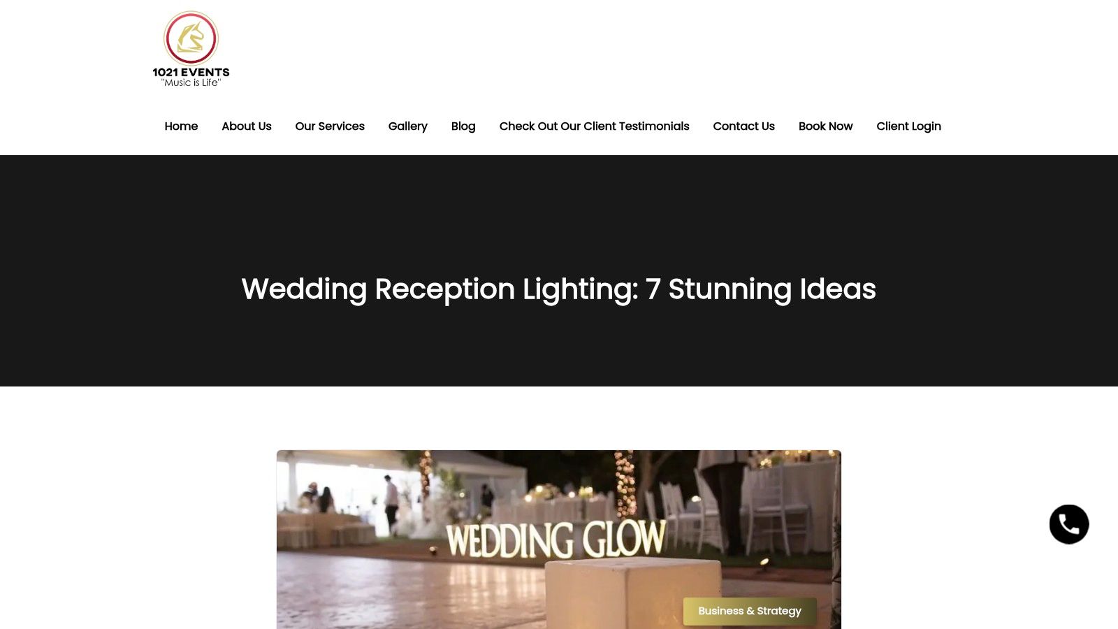 Go Pro with a Full-Service Event Company: 1021 Events
