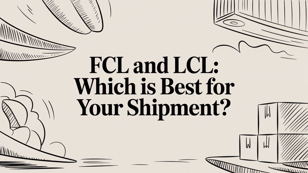 fcl and lcl: Which is Best for Your Shipment?
