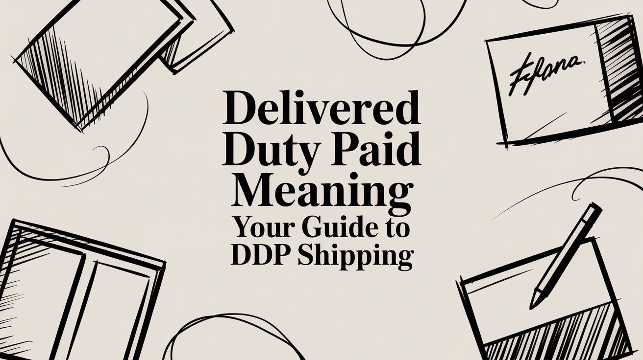 Delivered Duty Paid Meaning Your Guide to DDP Shipping