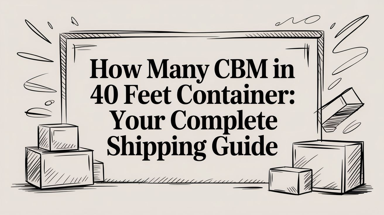 How many cbm in 40 feet container: Your Complete Shipping Guide