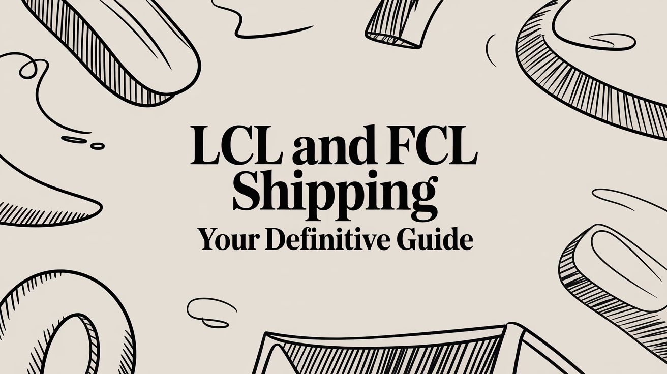 LCL and FCL Shipping Your Definitive Guide