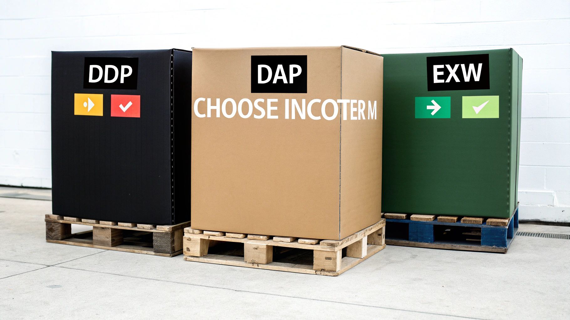 A person comparing shipping options on a tablet.