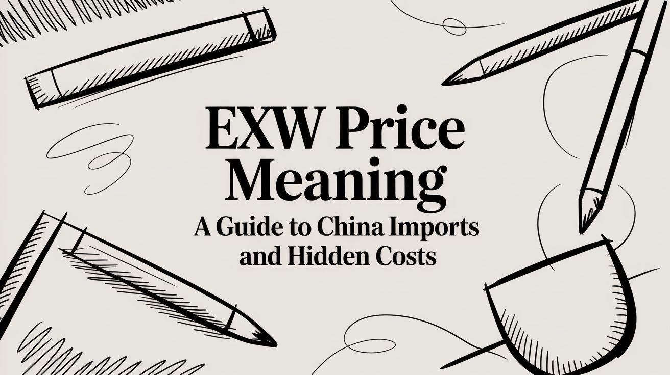 EXW Price Meaning A Guide to China Imports and Hidden Costs
