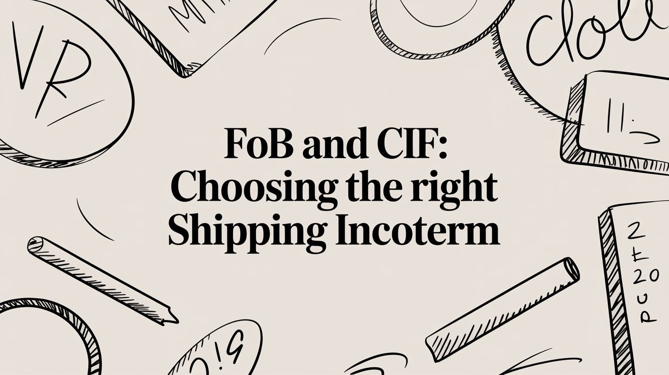 fob and cif: Choosing the Right Shipping Incoterm