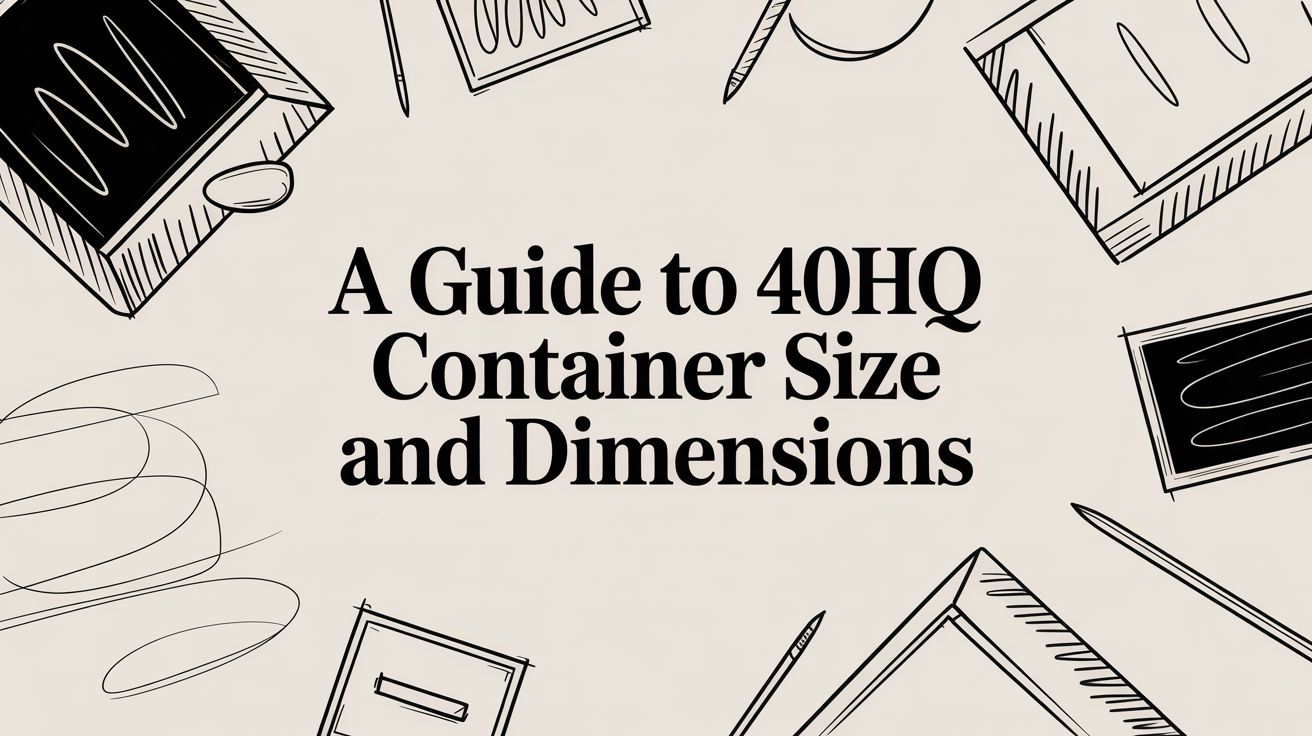 A Guide to 40HQ Container Size and Dimensions