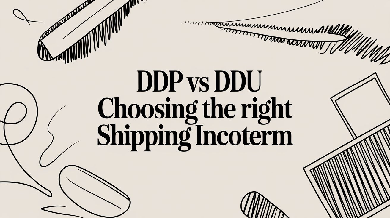DDP vs DDU Choosing the Right Shipping Incoterm