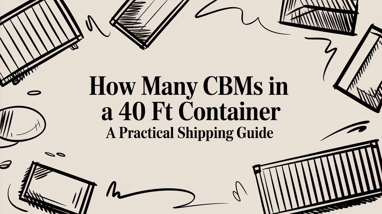 How Many CBMs in a 40 ft Container A Practical Shipping Guide