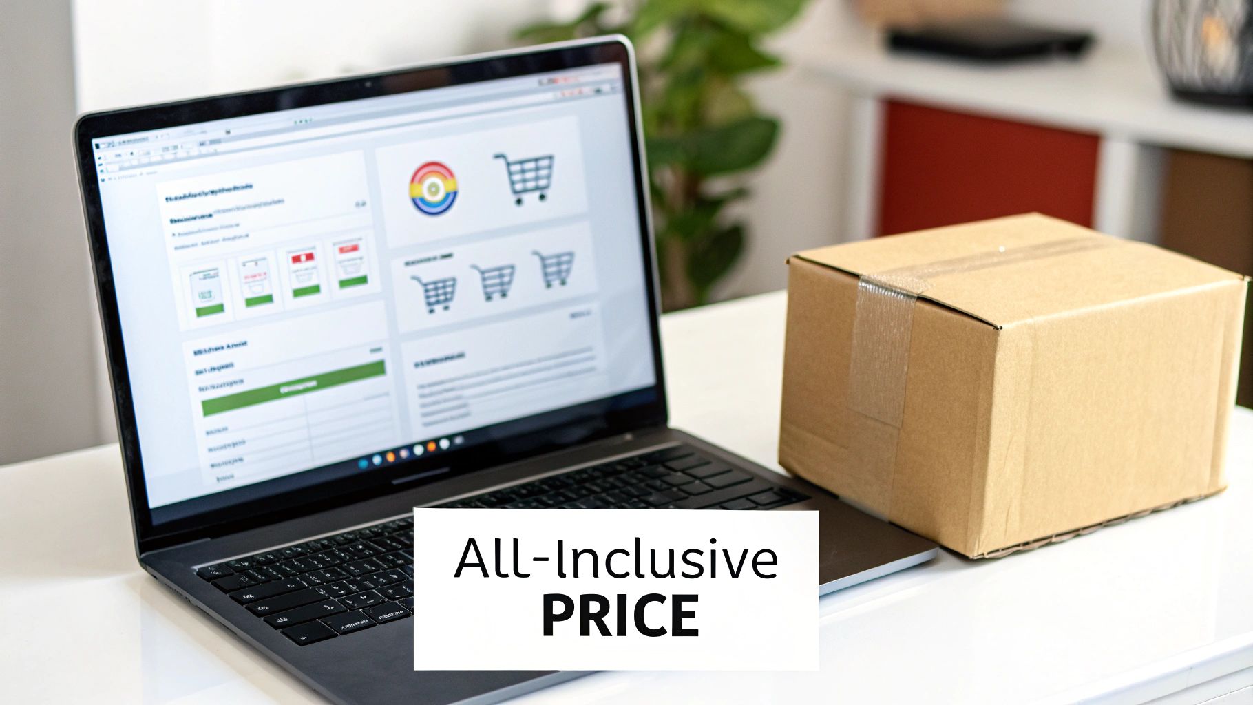 Shipping containers at a port, illustrating international logistics.