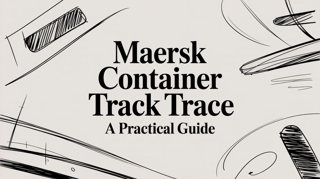 Maersk Container Track Trace A Practical Guide