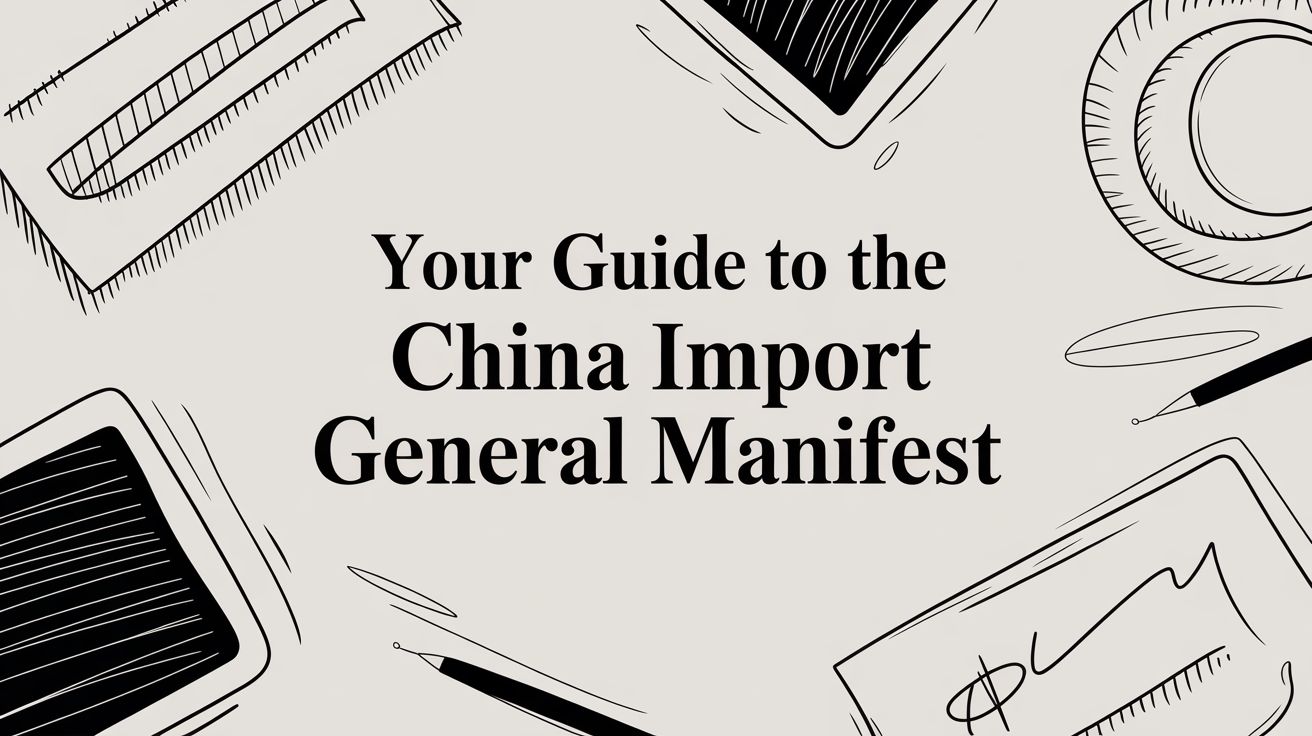 Your Guide to the China Import General Manifest