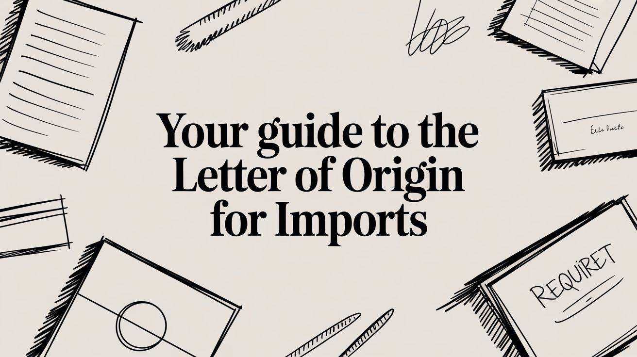 Your Guide to the Letter of Origin for Imports
