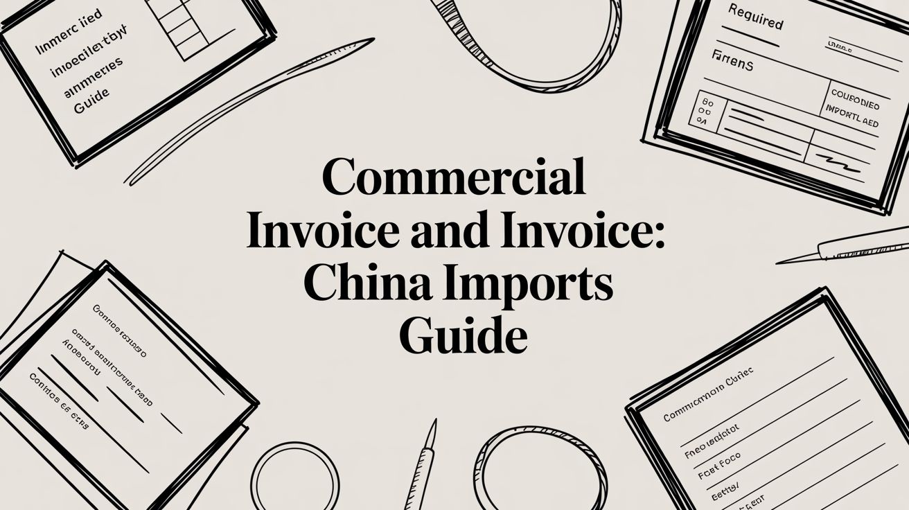 commercial invoice and invoice: China Imports Guide