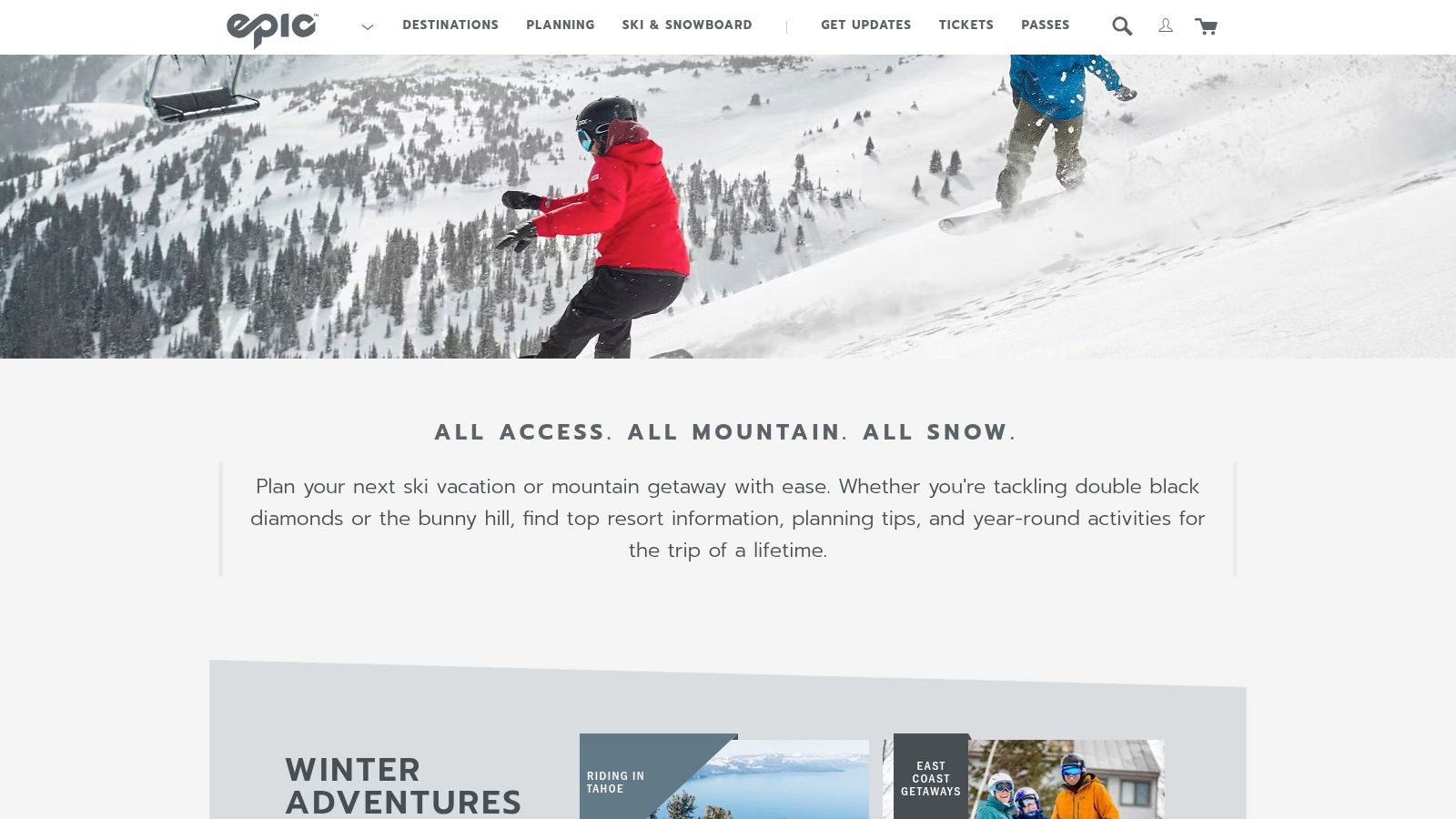 Snow Much Fun_ Your 2025 Guide to the 7 Best Ski Resorts for Families A family skiing together on a sunny day at a mountain resort.