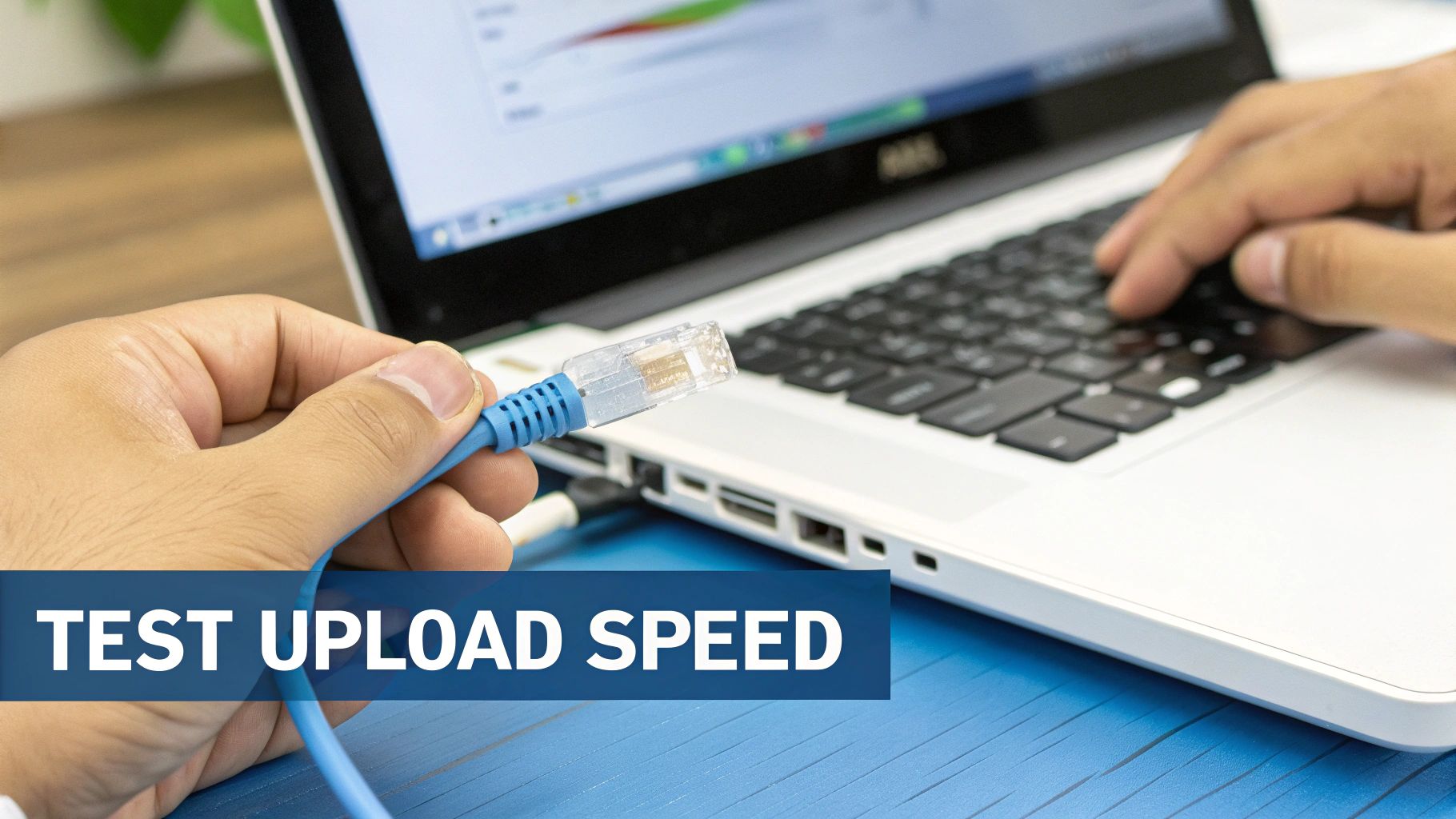 A person looking confused at a slow router