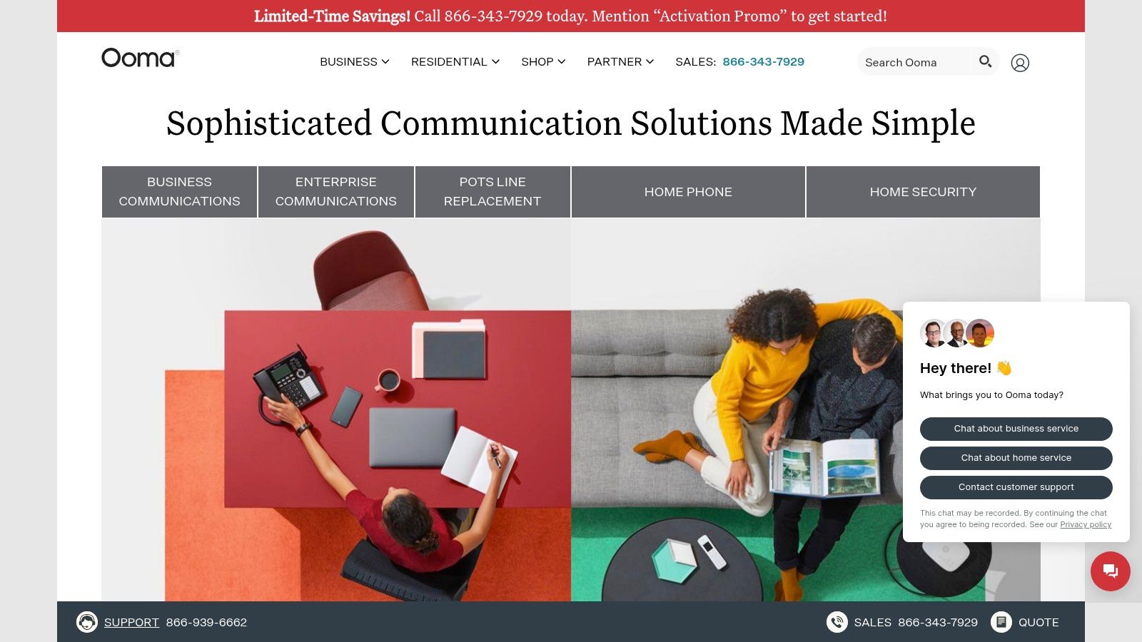 Ooma (Home and Ooma Office)