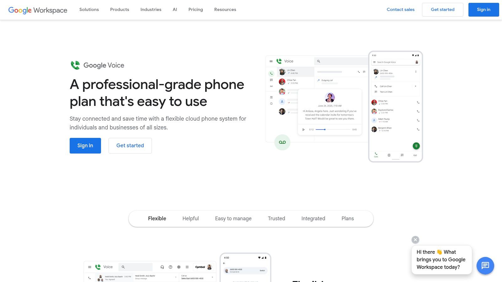 Google Voice (for Google Workspace)