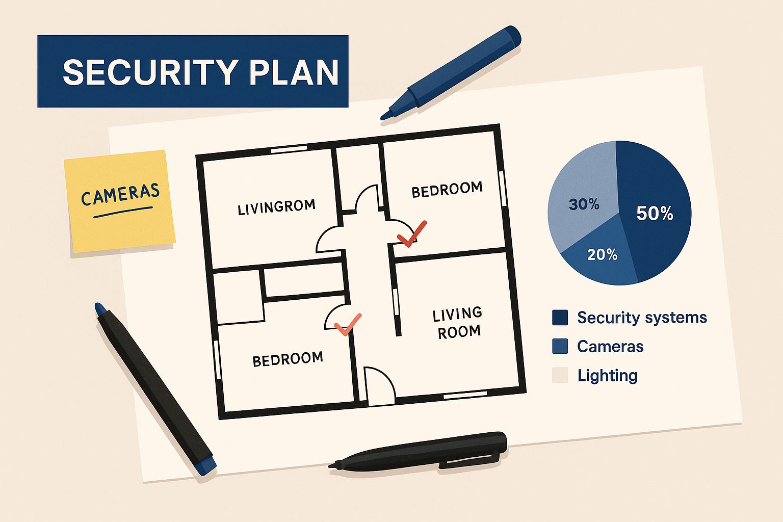Infographic about cctv alarm installation