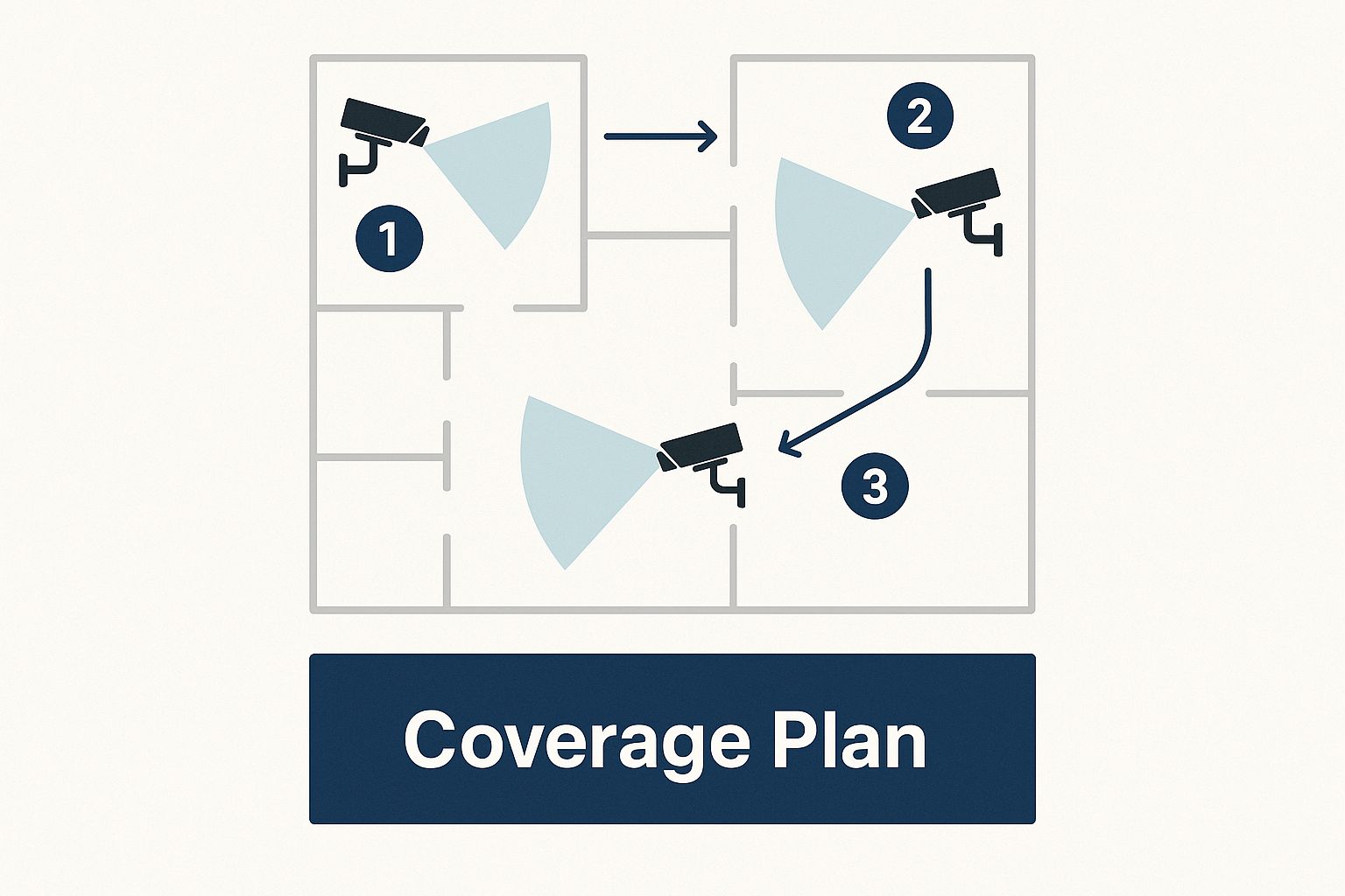Infographic about security camera systems installation