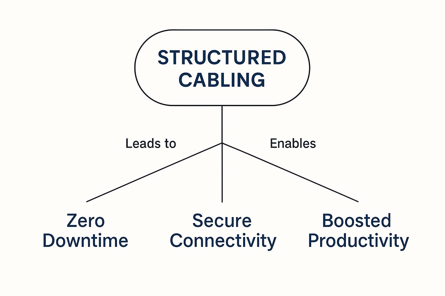 Infographic about data cabling newcastle