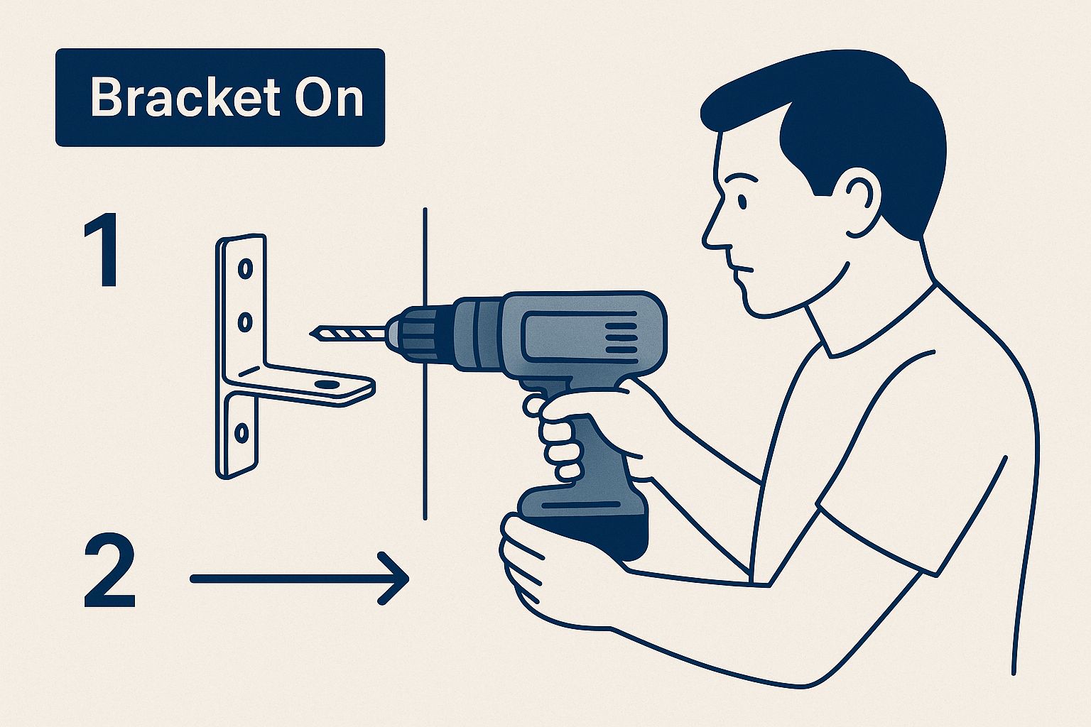 Infographic about tv mount installation