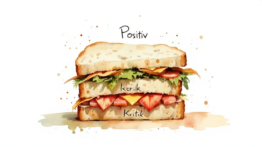 Das Sandwich-Feedback-Modell