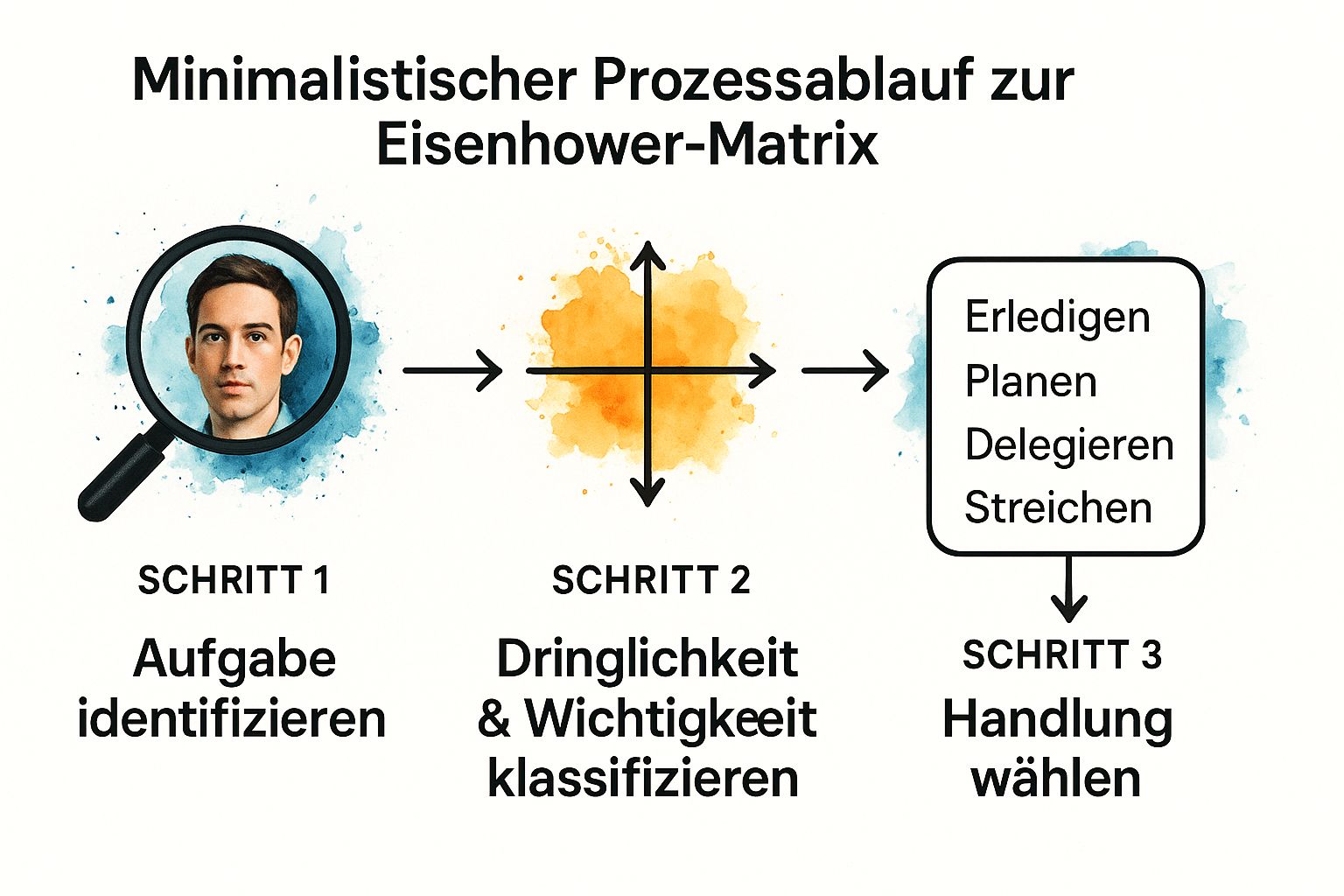Infographic showing key data about Eisenhower Matrix (Priority Matrix)