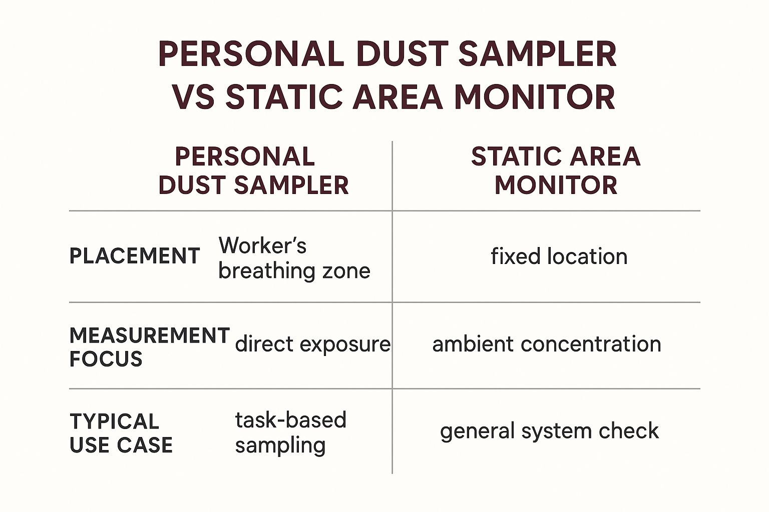 Infographic about grain dust assessment