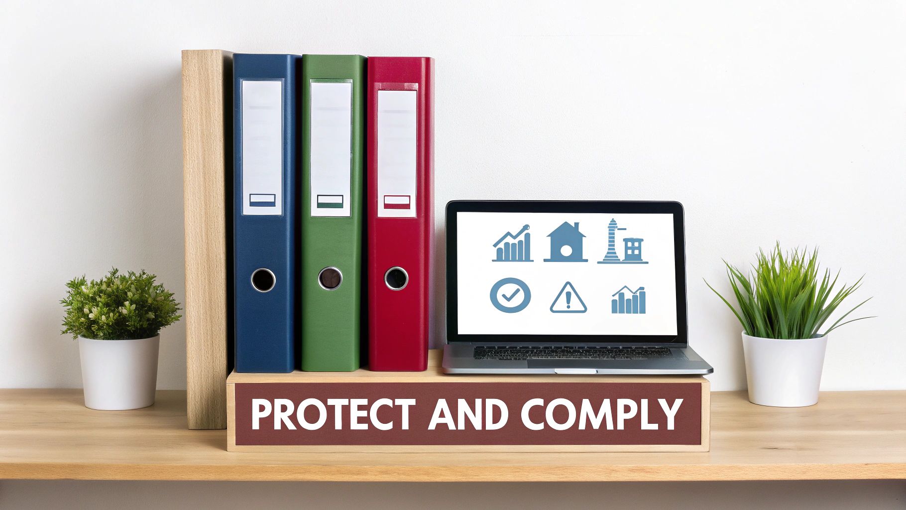 A professional reviewing ISO standard documents at a desk