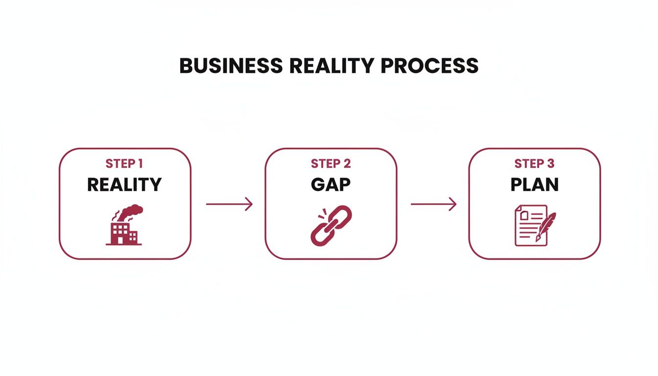 Document Reality Process Map A Practical Business Continuity Program Template for Australian Businesses