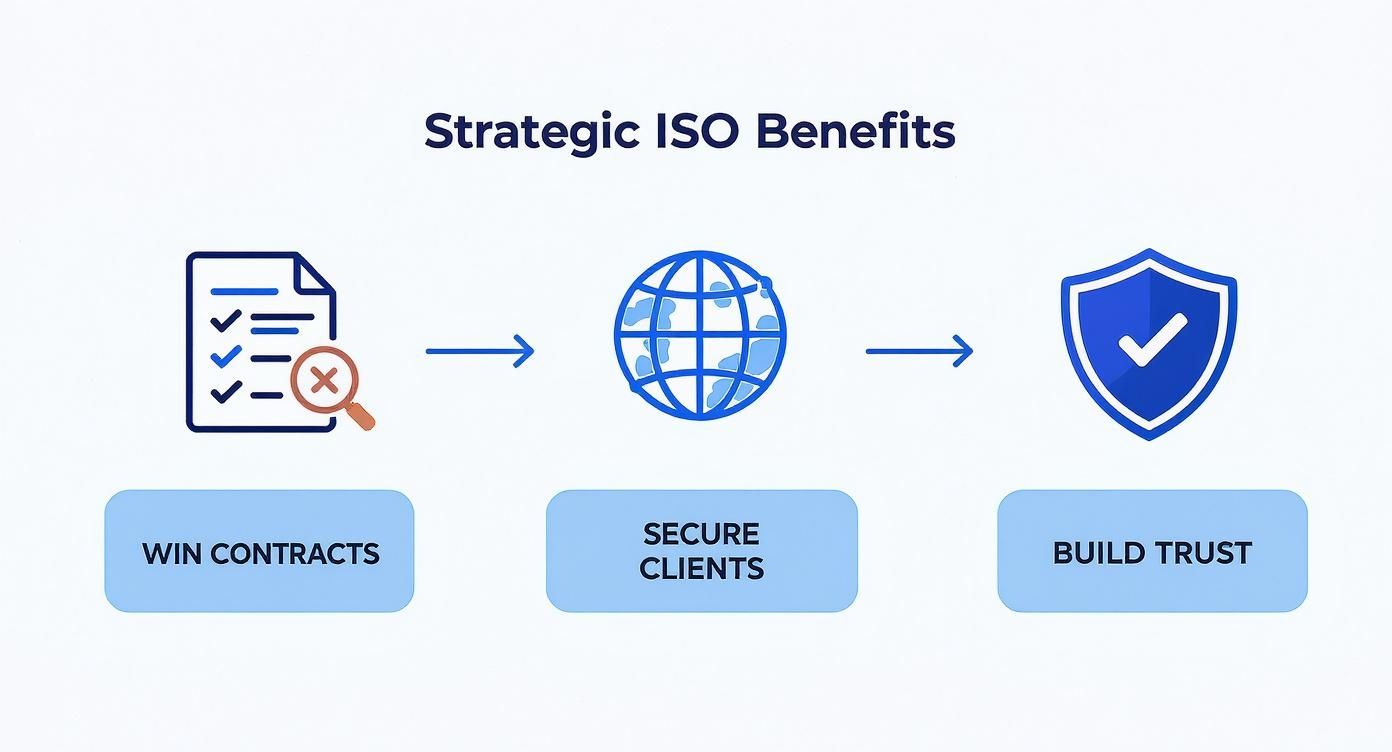 Infographic about iso certification melbourne