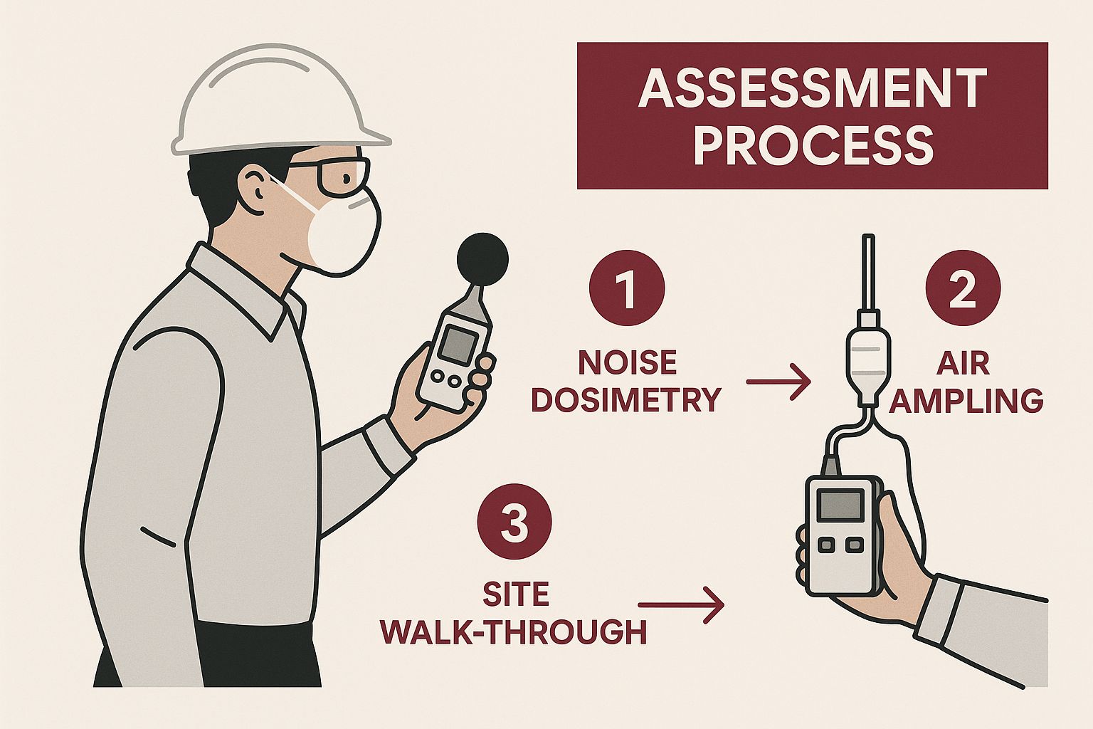 Infographic about occupational hygienist queensland