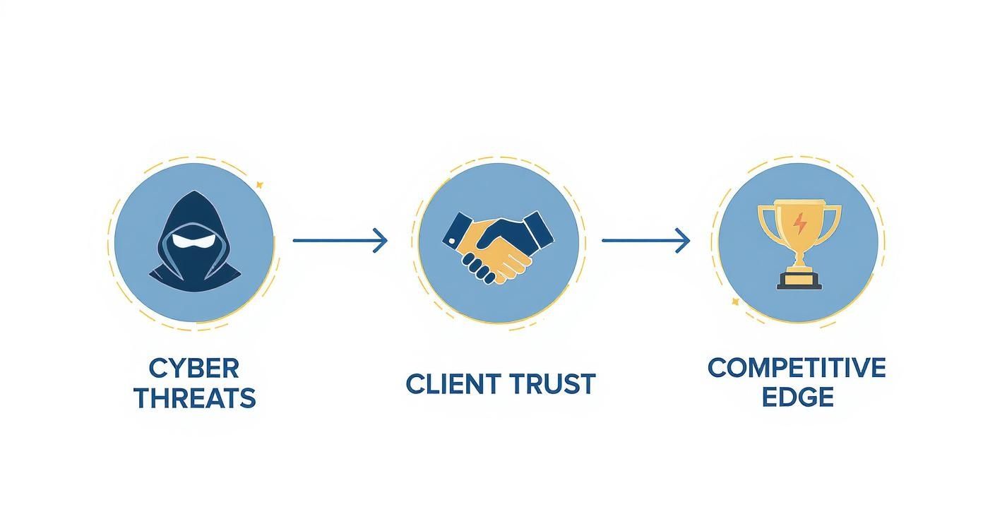 Infographic about iso27001 certification australia