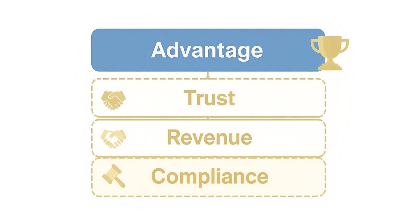 Infographic about what is iso 27001 certification