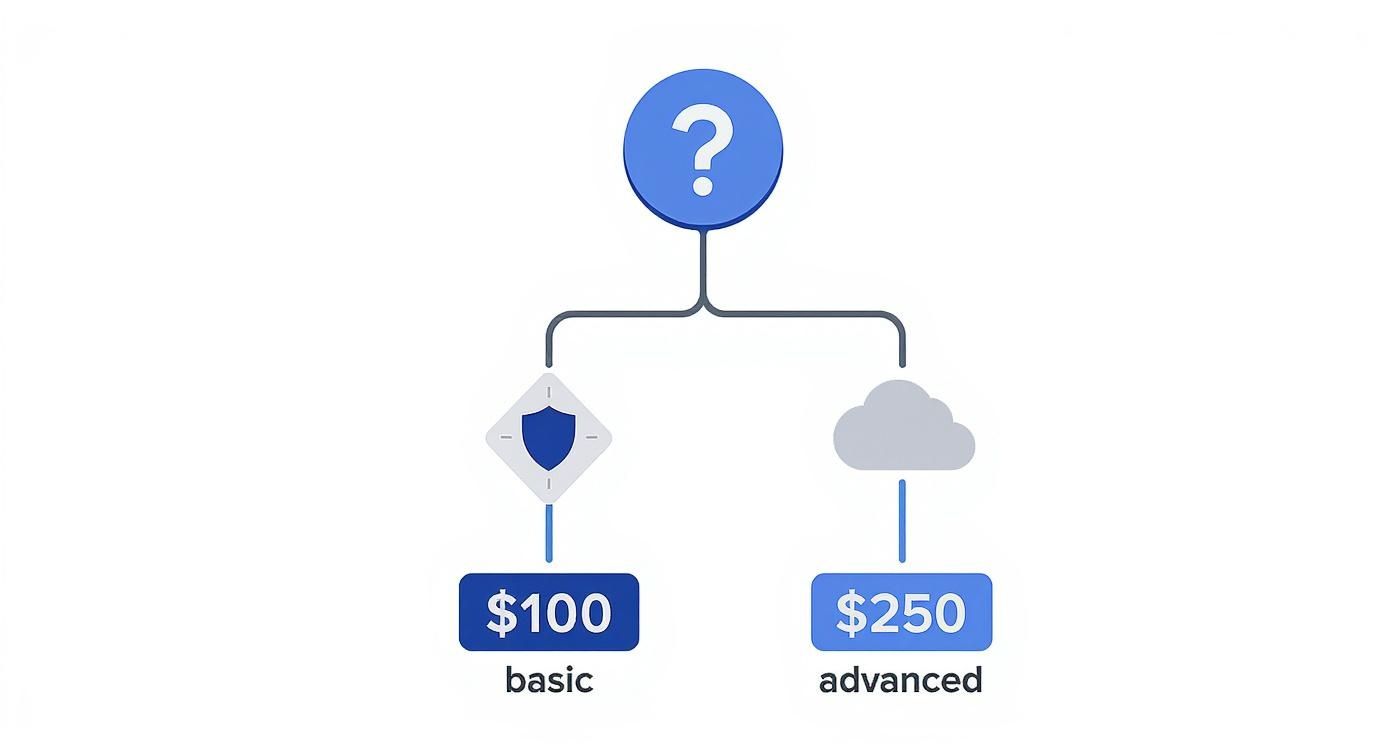 Infographic about managed it services cost