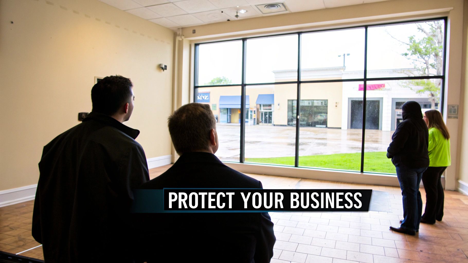 An office worker looking concerned at their computer screen, symbolizing the stress of business downtime.