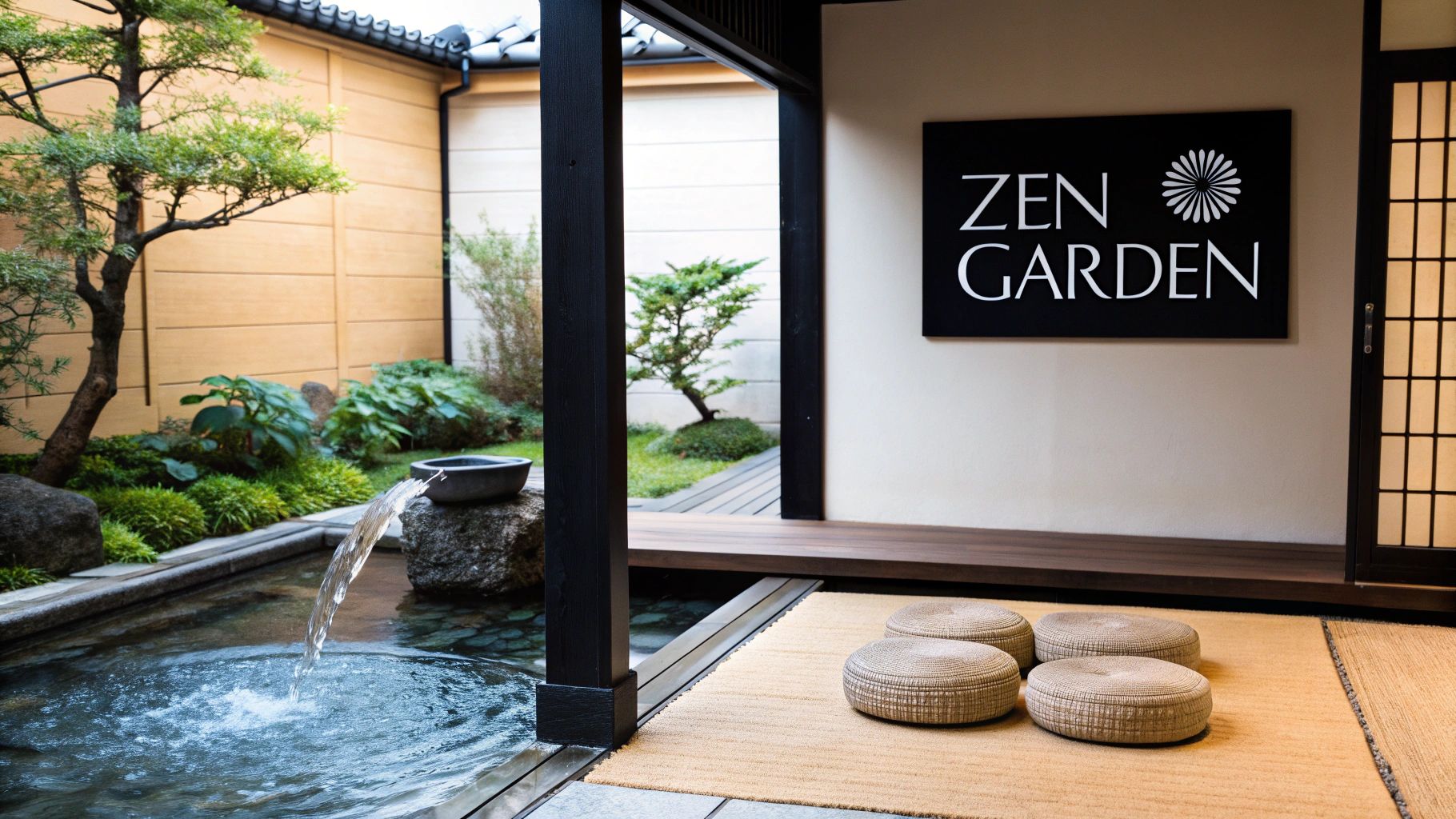 Relax at the Zen Garden