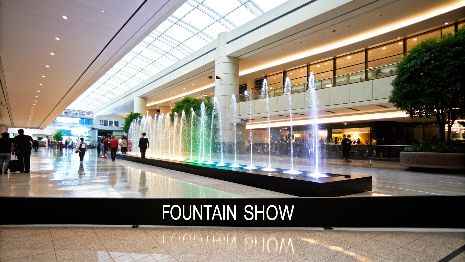 Explore the Dubai Fountain Show at Terminal 3