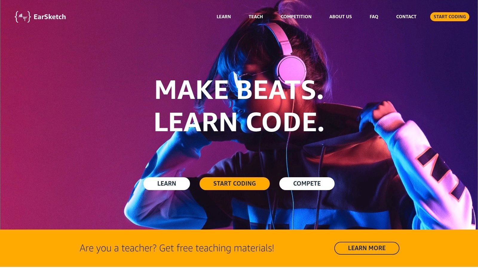 EarSketch: Learn to Code Through Music