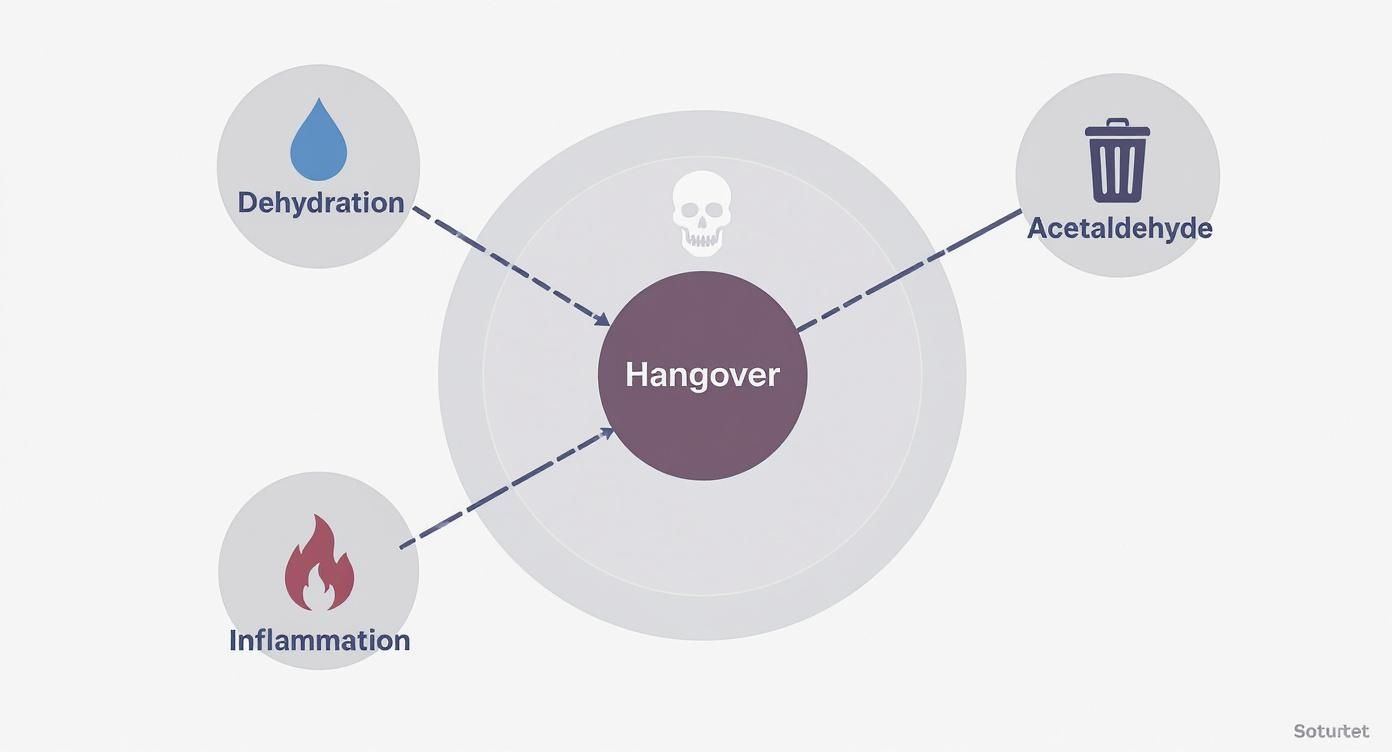 Infographic about best no hangover drink